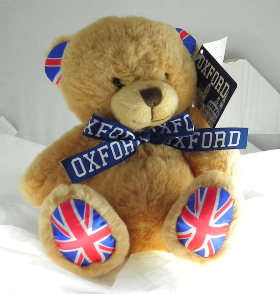 Oxford Bear Soft Toy with Union Jack details - Oxford Souvenir
