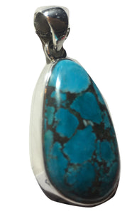 Turquoise - Pendant and earrings - Sterling Silver