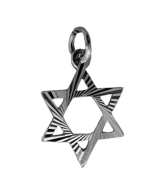 Star of David Pendent - Pendent - Religious - Plain Sterling Silver