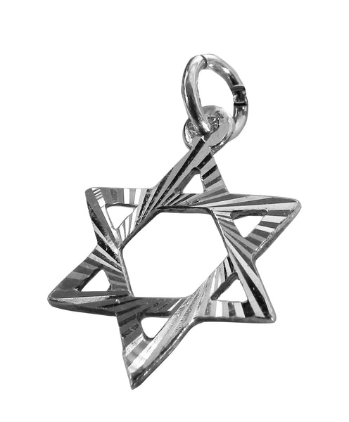 Star of David Pendent - Pendent - Religious - Plain Sterling Silver