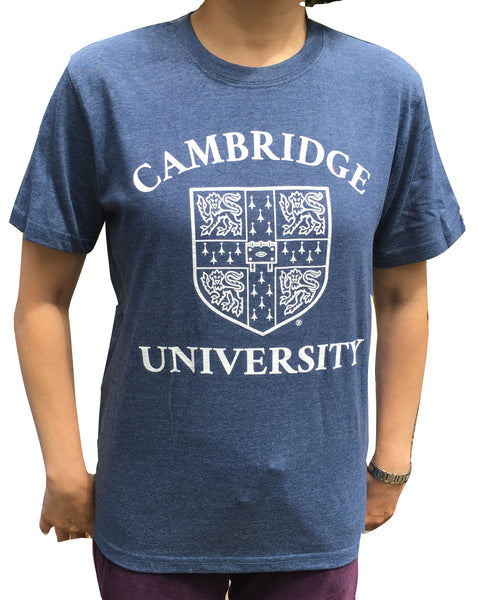 Cambridge University T-shirt - Blue - Official Apparel of the Famous University of Cambridge