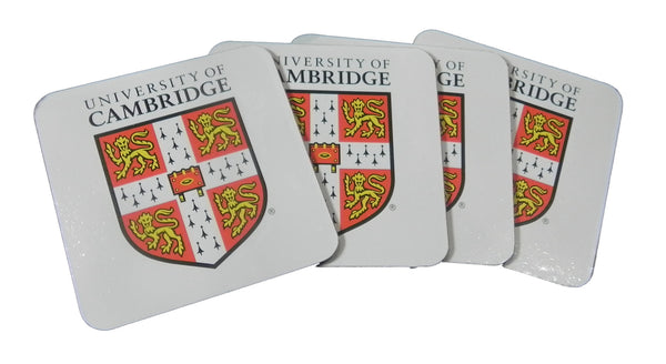 Cambridge Univeristy Coaster Set - Official Cambridge University Coasters - 4...