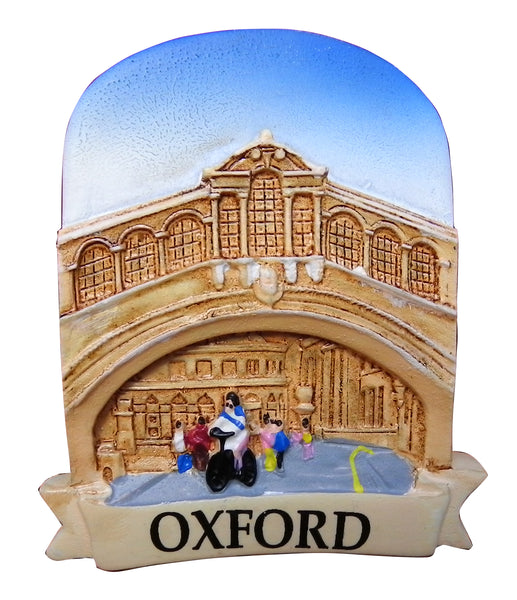 Bridge of Sighs Scene Resin Magnet - Oxford Souvenir