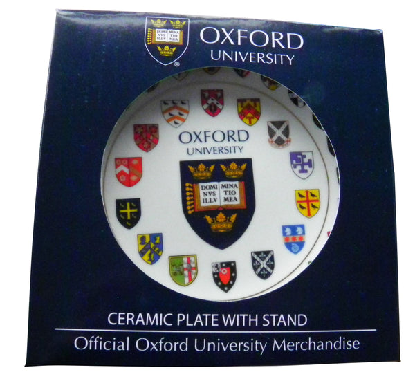 Oxford University College Shields 15cm Plate - Oxford Souvenir