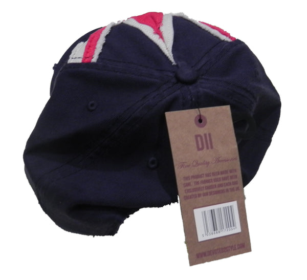 Cambridge England Cap - Adjustable Cap with Union Jack and Cambridge Applique Writing