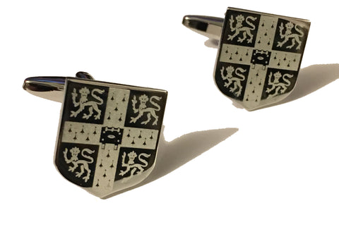 Cambridge University Cufflinks - with Laser engraved crest - Official Licenced product