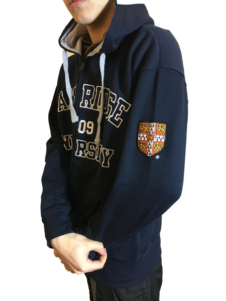 Official Cambridge University Zipped Hoody - Navy - Official Apparel of the Famous Univeristy of Cambridge