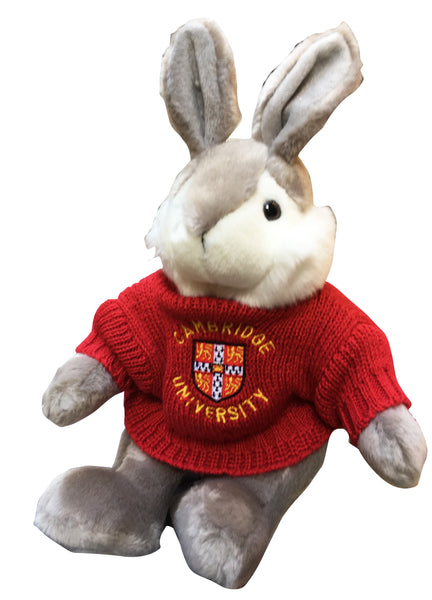 Cambridge University Plush Soft Toy - Byron Bunny with Cambridge University Sweater - Official Licenced product