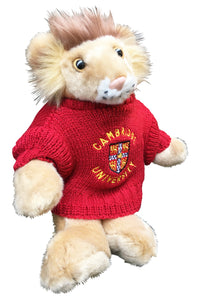 Cambridge University Plush Toy - Leo Lion with Cambridge University Sweater - Official Licenced product