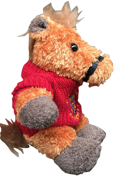 Cambridge University Plush Soft Toy - Chester Horse with Cambridge University Sweater - Official Licenced product