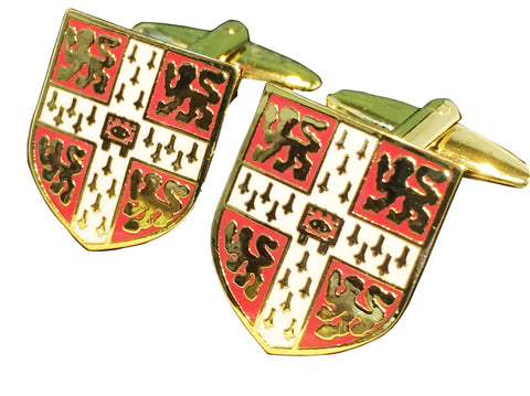 Cambridge University Cufflinks - with Colour crest - Official Licenced product