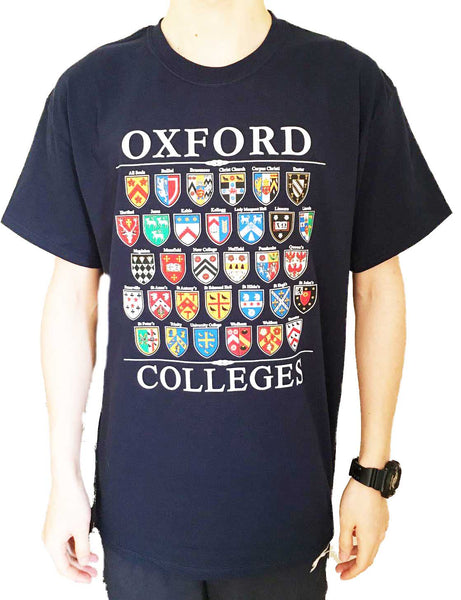 Colleges of Oxford T-Shirt - Navy Blue