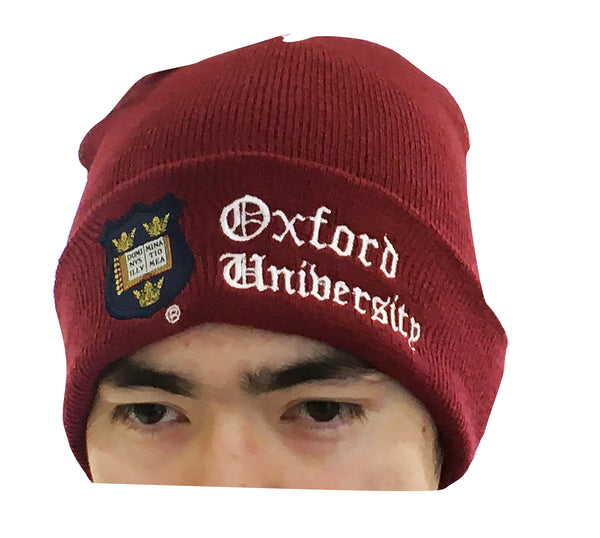 Oxford University Beanie - Burgundy Colour - Official Licenced Apparel