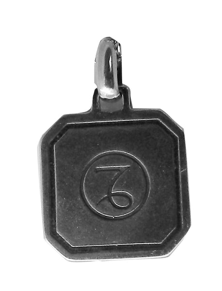 Capricorn Zodiac Pendent - Plain Sterling Silver Capricorn - December 22 - January 19