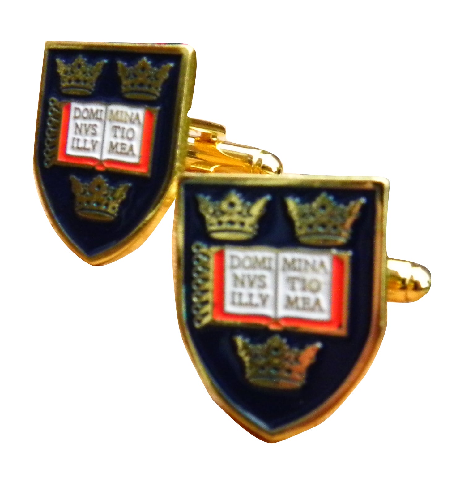 Oxford University Shield Cufflinks Gold colour - Oxford Souvenir