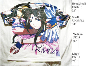 Ah My Goddess Belldandy T-Shirt Handmade