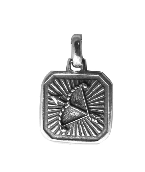 Sagittarius Zodiac Pendent - Plain Sterling Silver Sagittarius - November 22 - December 21